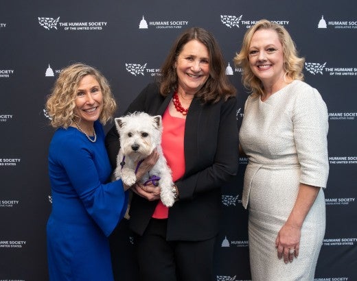 Diana DeGette receives a Humane Award at the U.S. Capitol 