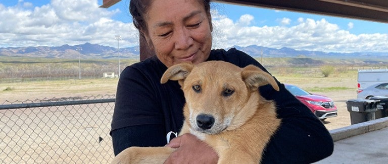 More Than a Pet (MTAP) Community Hero Finalist, Julie Cassadore, San Carlos, AZ, March 2024